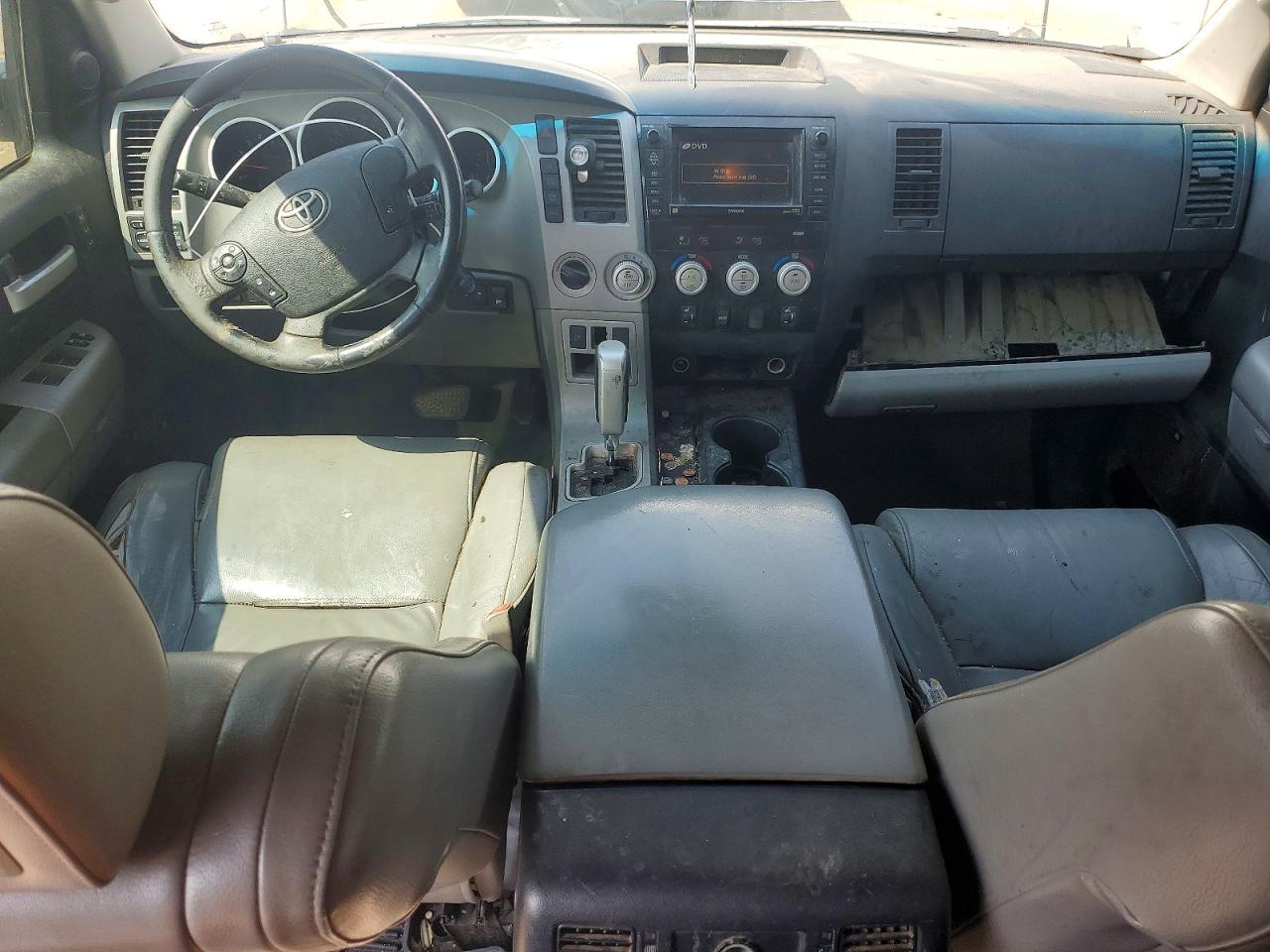 2008 Toyota Tundra Crewmax Limited Белый vin: 5TFDV58178X055061