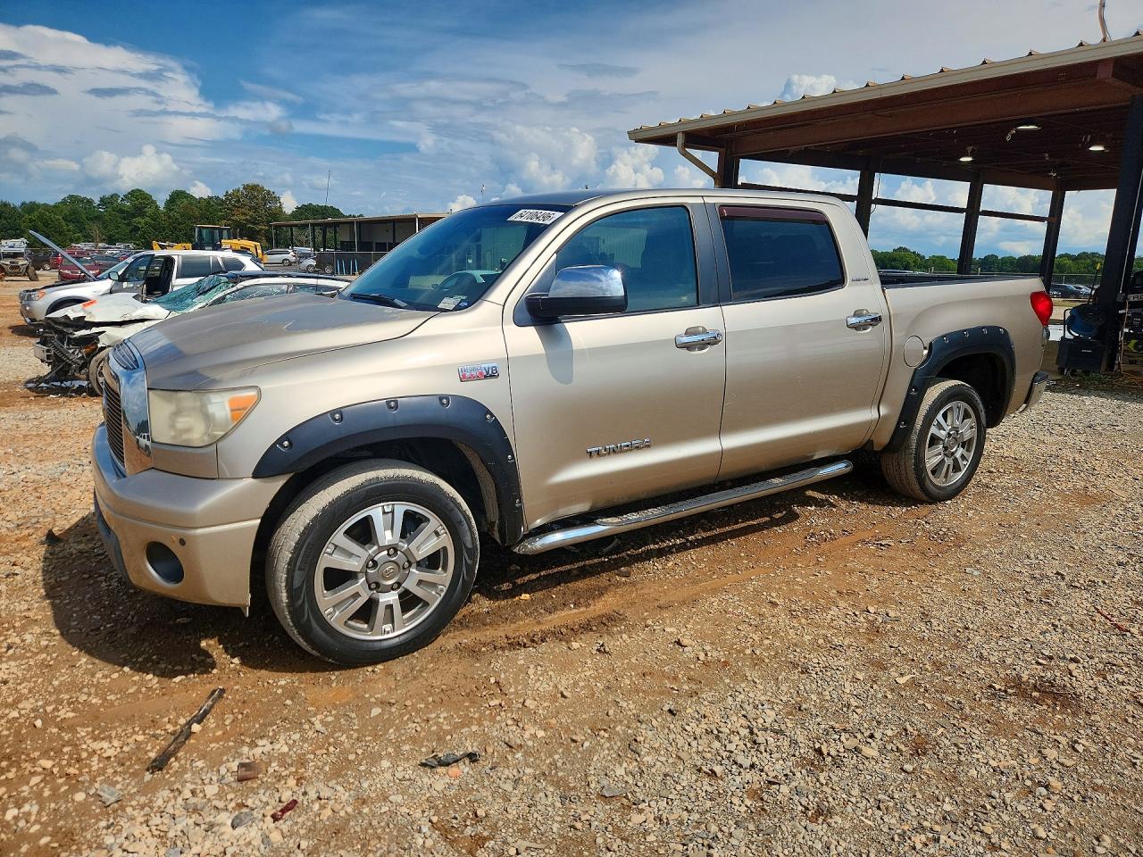 2008 Toyota Tundra Crewmax Limited Gold vin: 5TFDV58178X059160