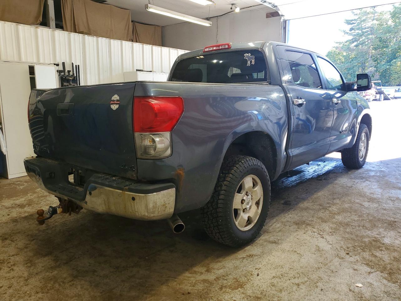 2008 Toyota Tundra Crewmax Limited Серый vin: 5TFDV58188X067333