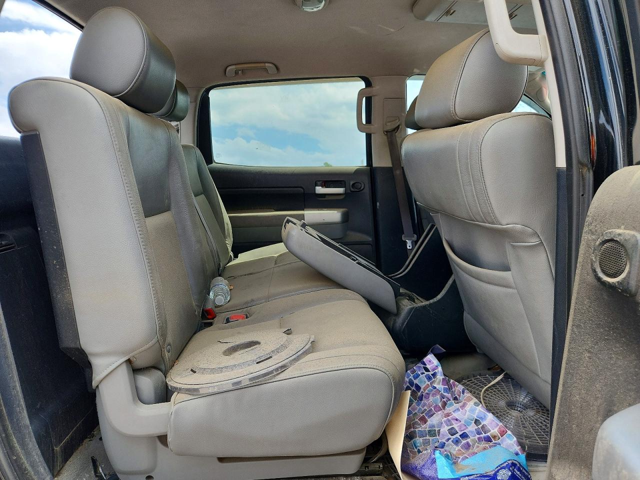 2008 Toyota Tundra Crewmax Limited Black vin: 5TFDV58188X074587