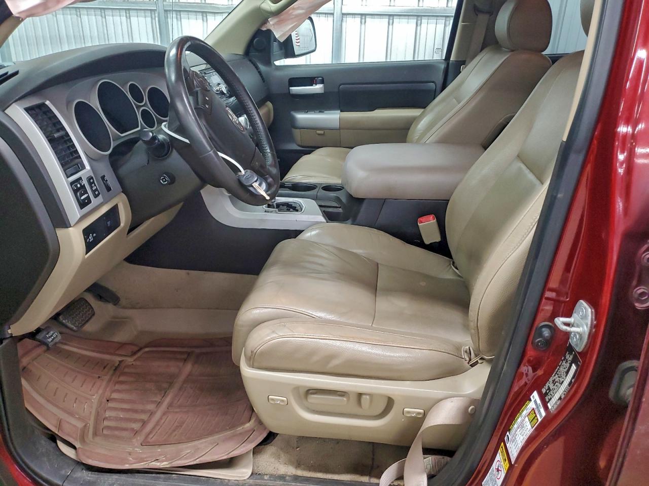 2008 Toyota Tundra Crewmax Limited Red vin: 5TFDV58198X040965