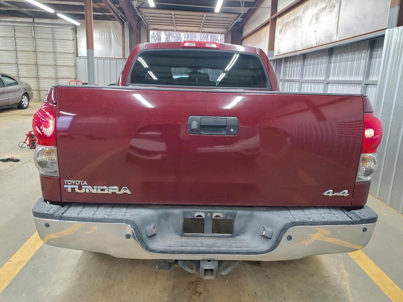 2008 Toyota Tundra Crewmax Limited Red vin: 5TFDV58198X040965