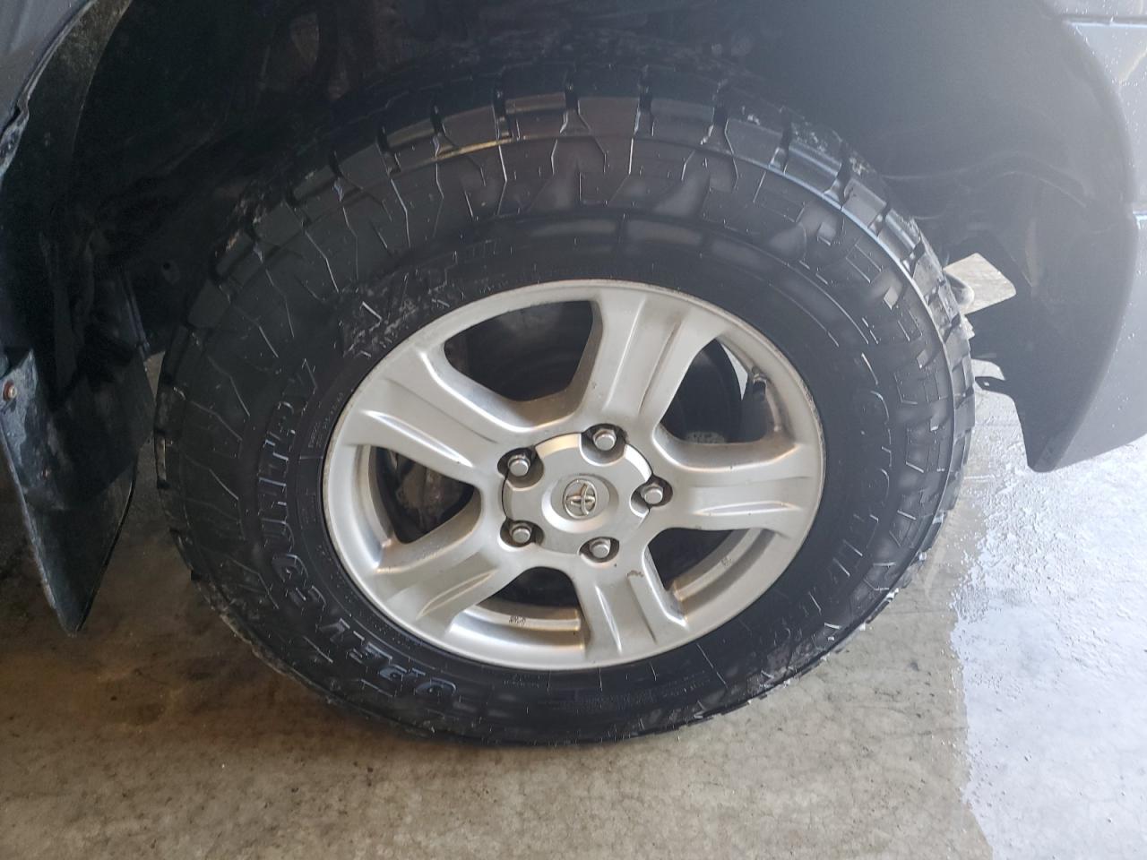 2008 Toyota Tundra Crewmax Limited Gray vin: 5TFDV58198X043588 Damage: Right Front Wheel, Curb Rash, 9 To 10 Inches
