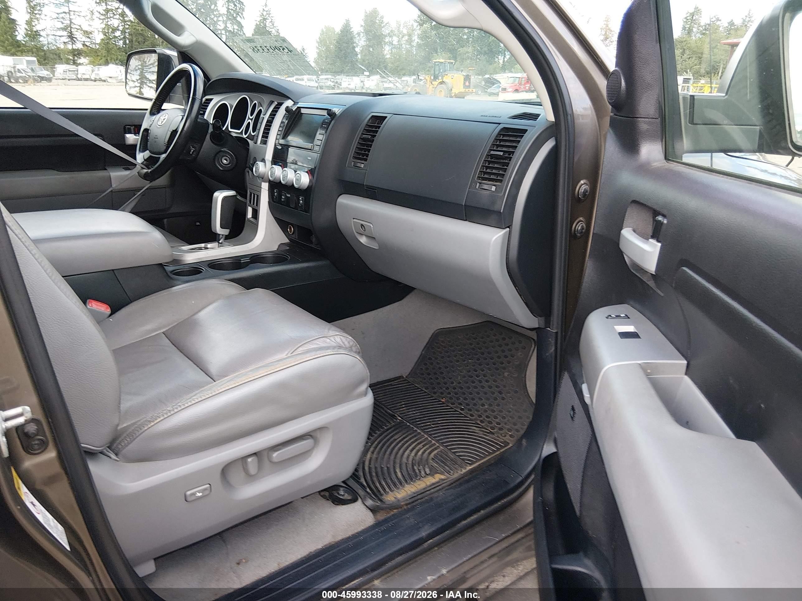 2008 Toyota Tundra Limited 5.7l V8 Brown vin: 5TFDV58198X071102