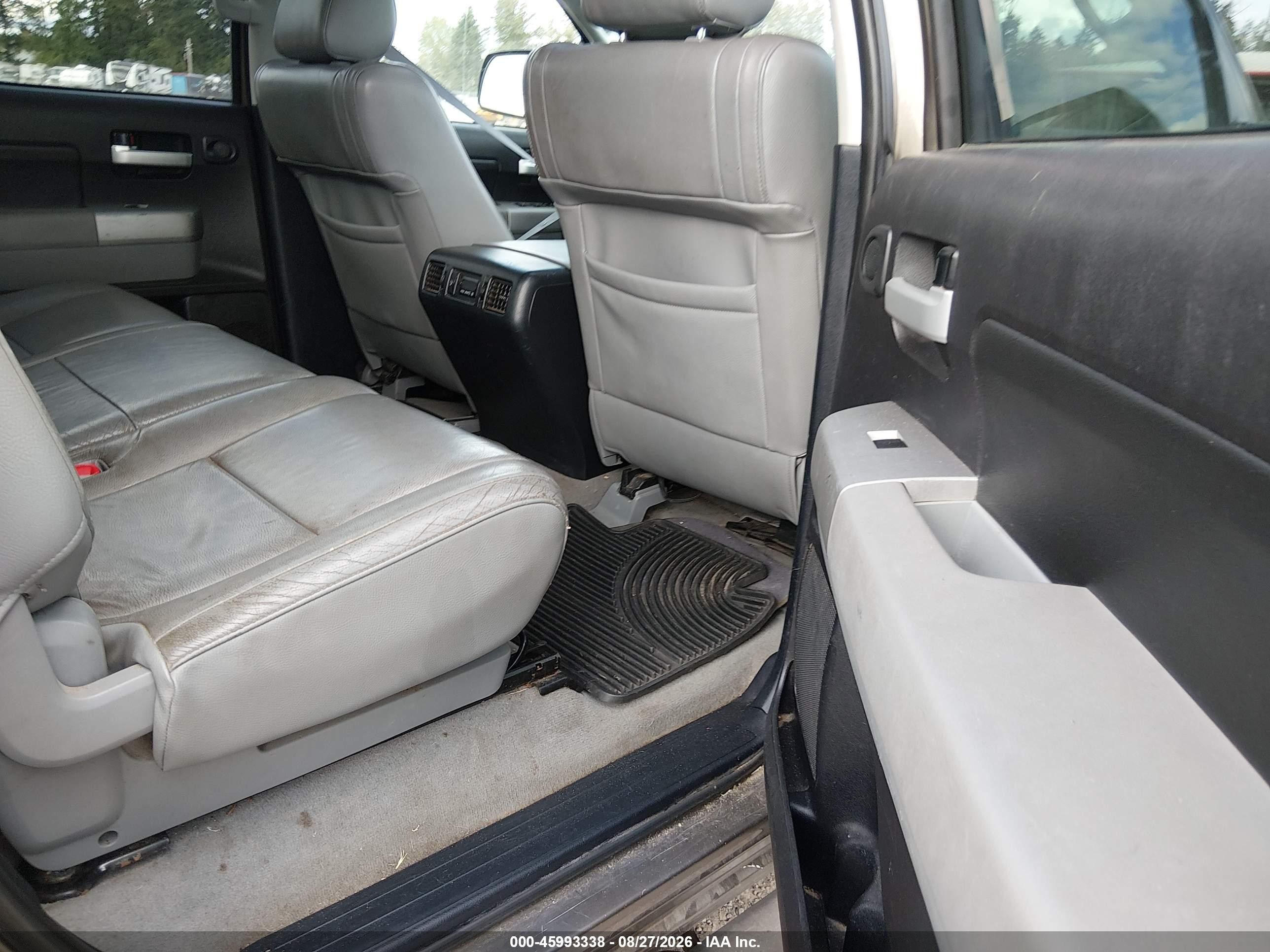 2008 Toyota Tundra Limited 5.7l V8 Brown vin: 5TFDV58198X071102