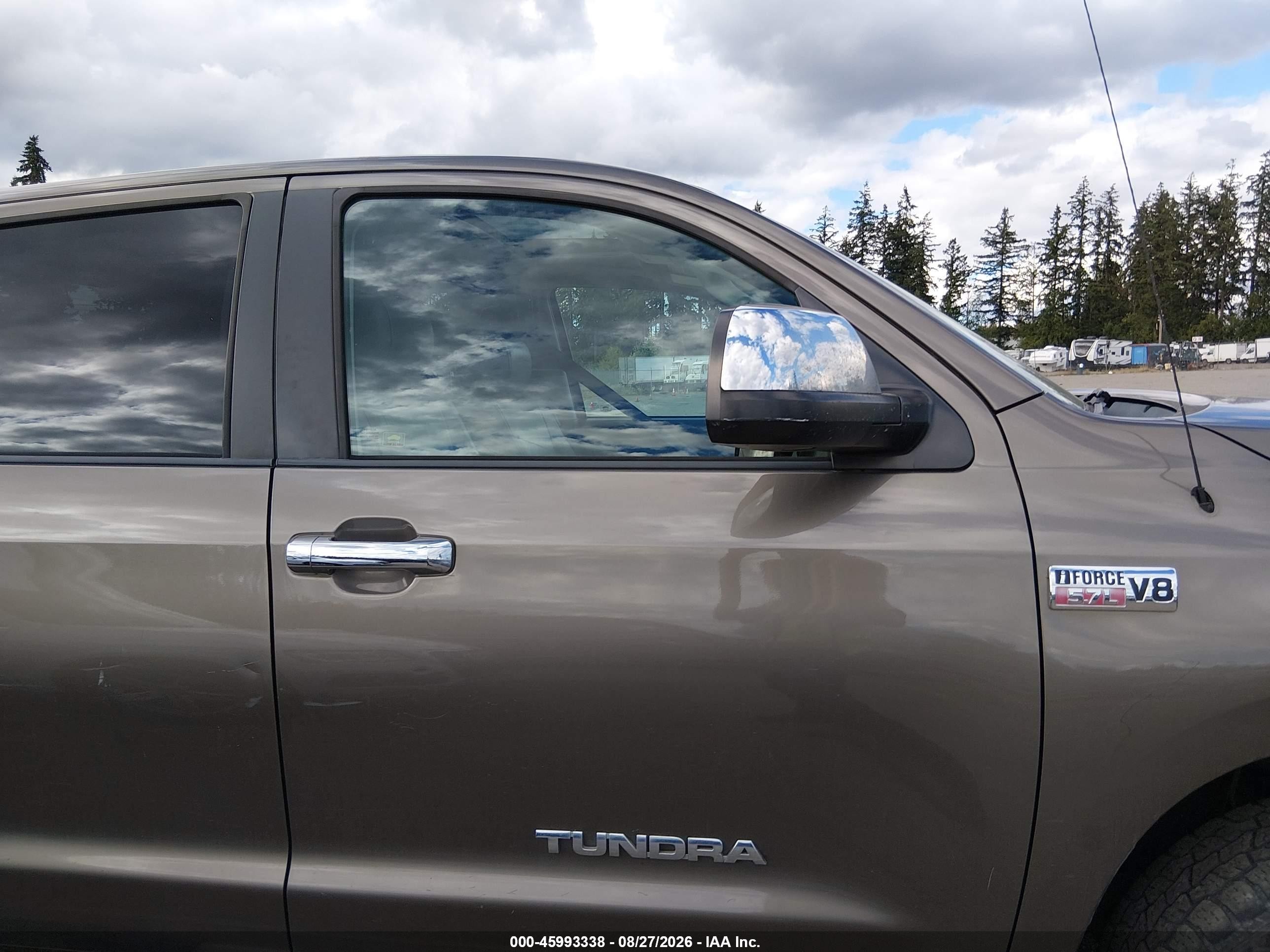 2008 Toyota Tundra Limited 5.7l V8 Brown vin: 5TFDV58198X071102