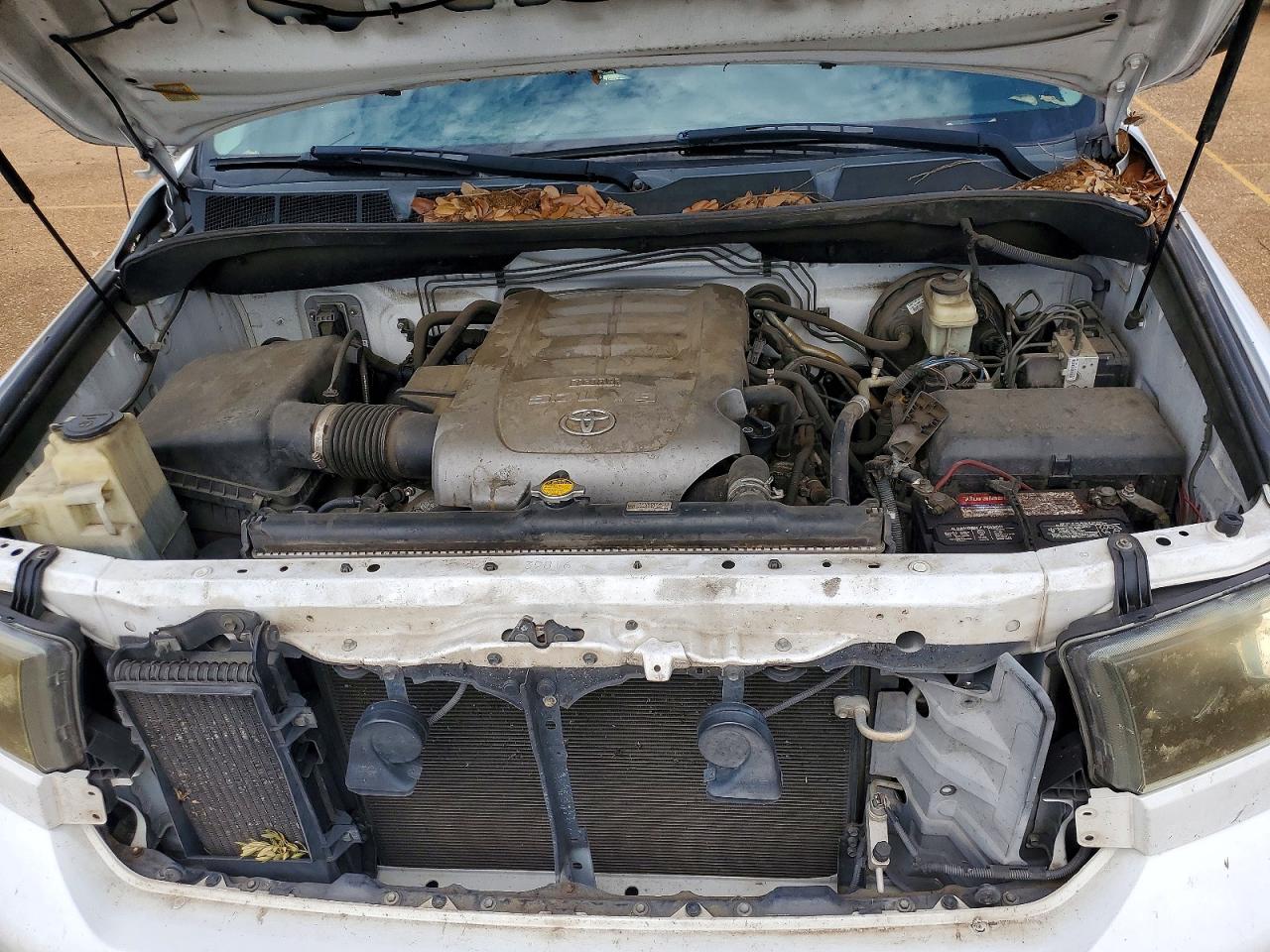 2009 Toyota Tundra Sr5 White vin: 5TFDW54189X088963
