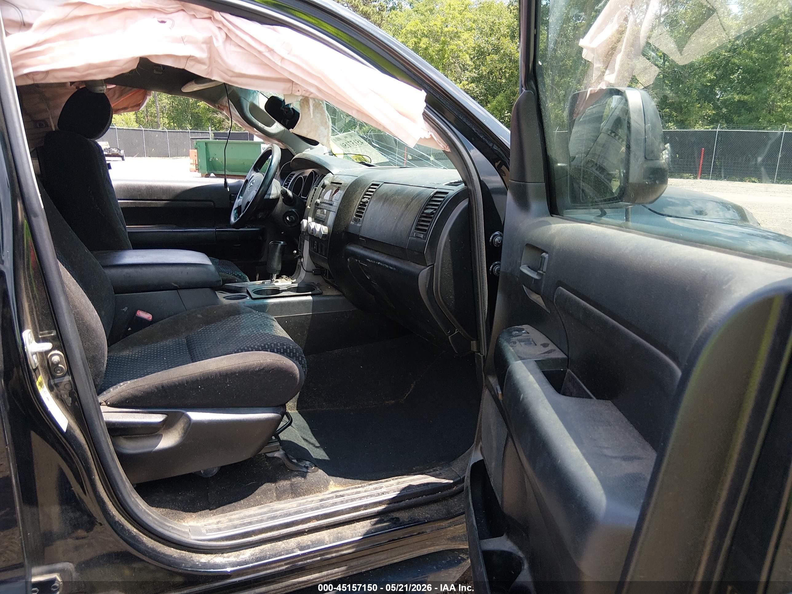 2012 Toyota Tundra Grade 5.7l V8 Black vin: 5TFDW5F10CX211787