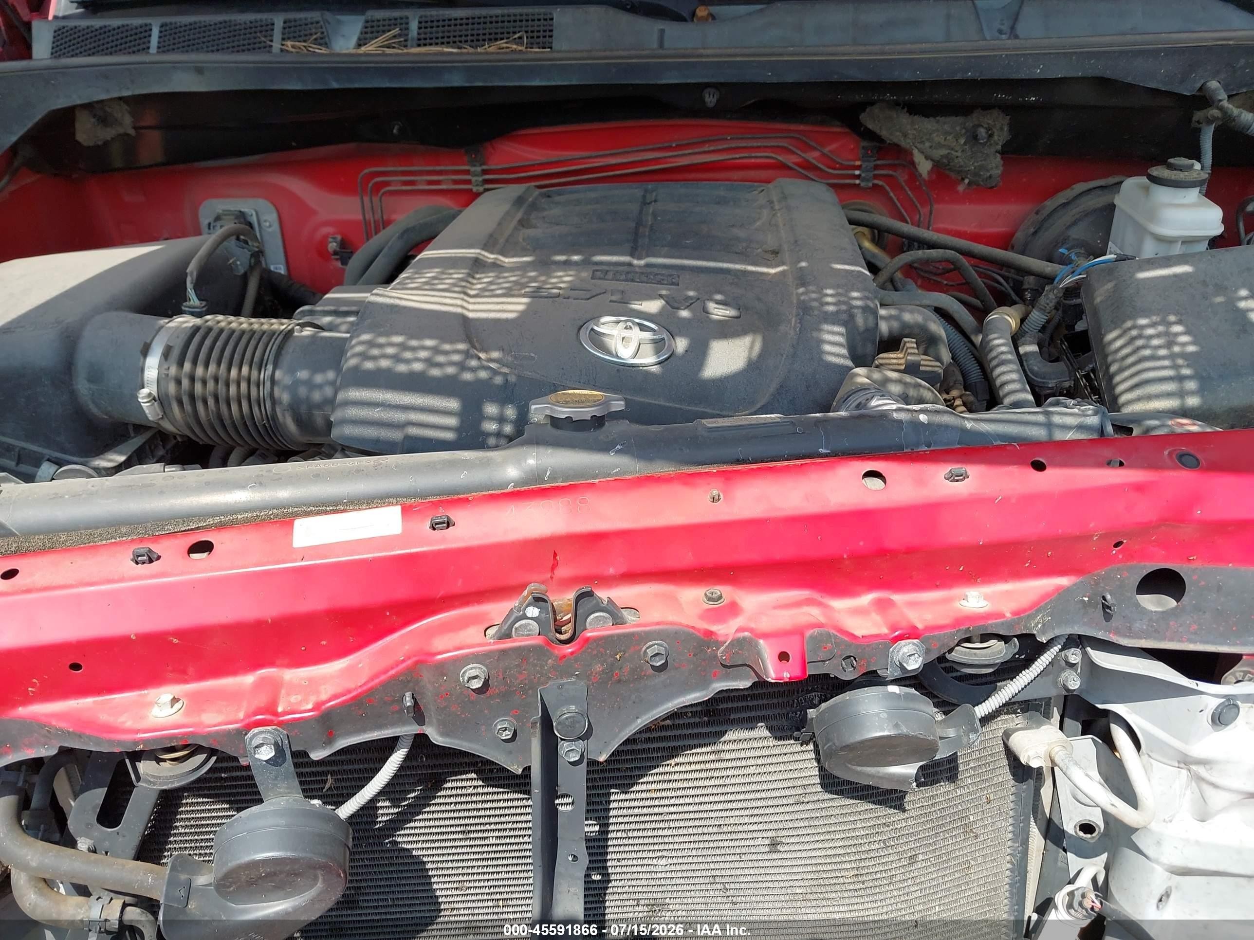 2012 Toyota Tundra Grade 5.7l V8 Красный vin: 5TFDW5F10CX259872