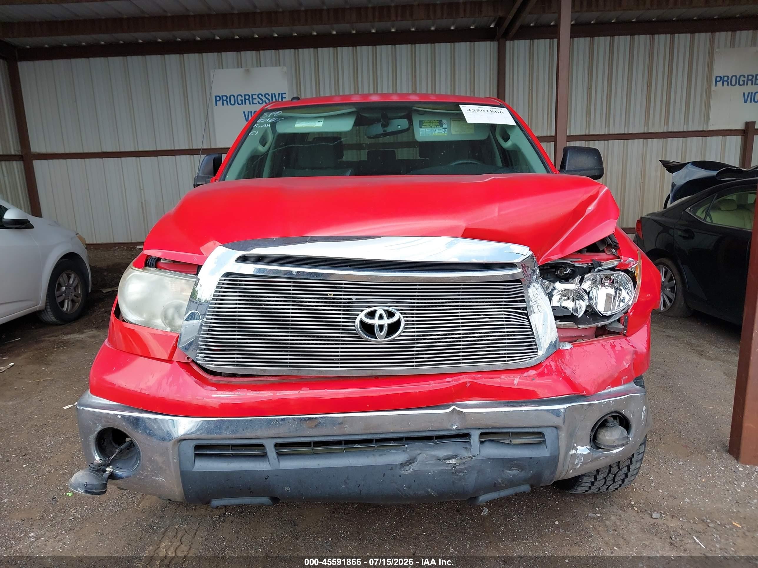 2012 Toyota Tundra Grade 5.7l V8 Красный vin: 5TFDW5F10CX259872