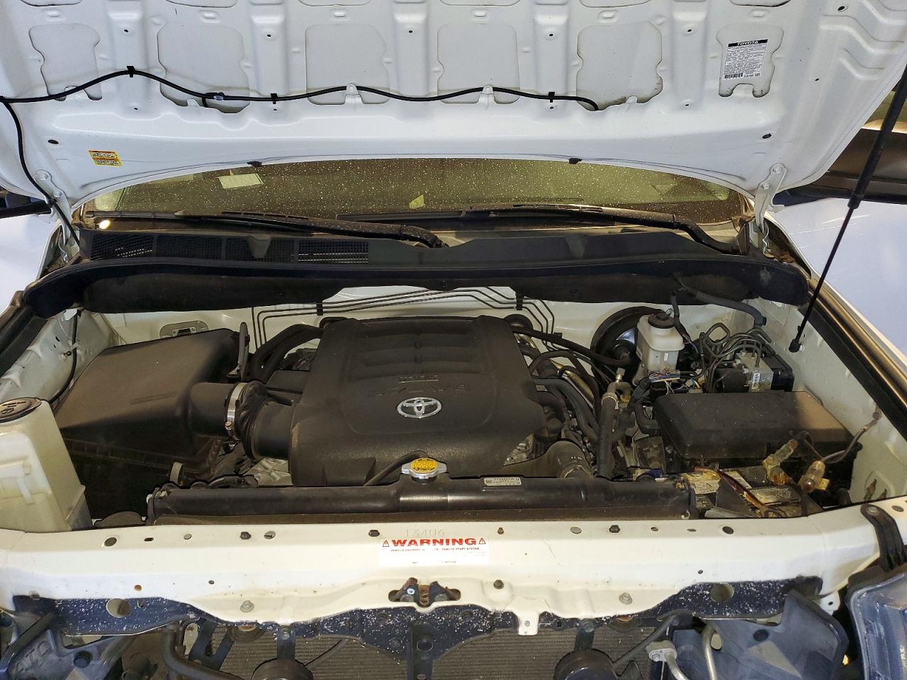 2013 Toyota Tundra Crewmax Sr5 White vin: 5TFDW5F10DX315195