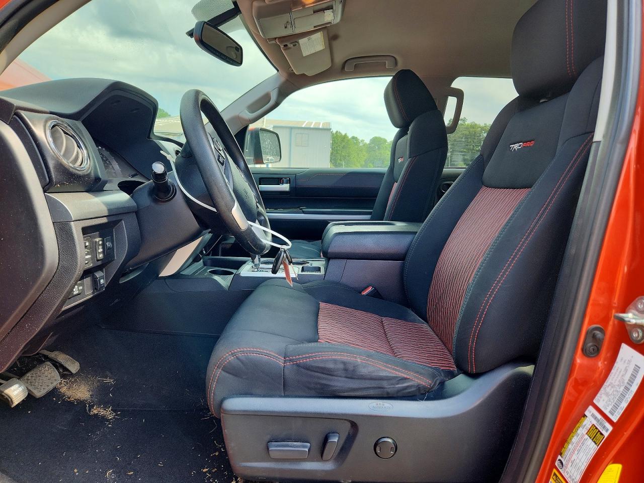 2015 Toyota Tundra Trd Pro Orange vin: 5TFDW5F10FX465326