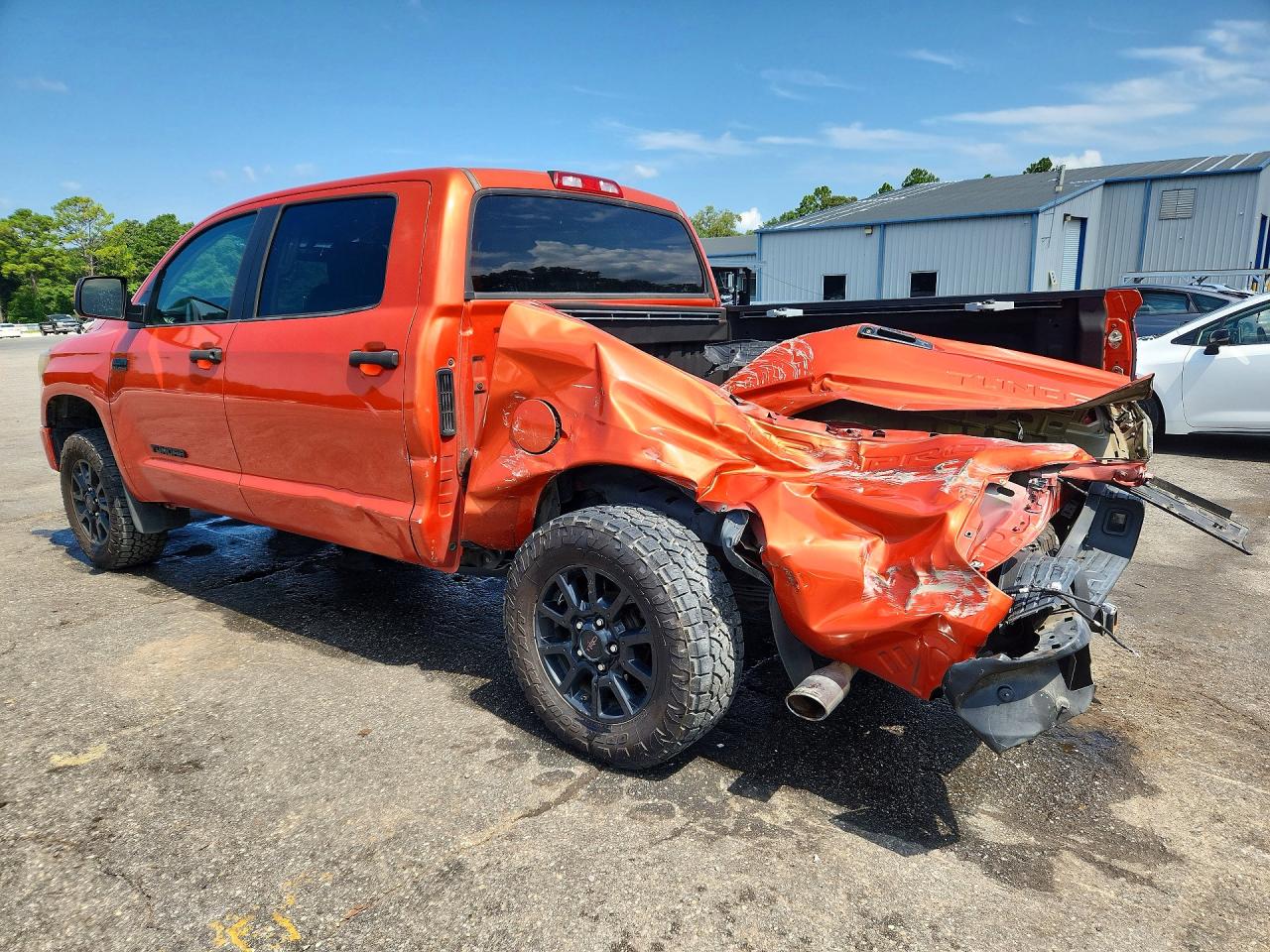 2015 Toyota Tundra Trd Pro Orange vin: 5TFDW5F10FX465326