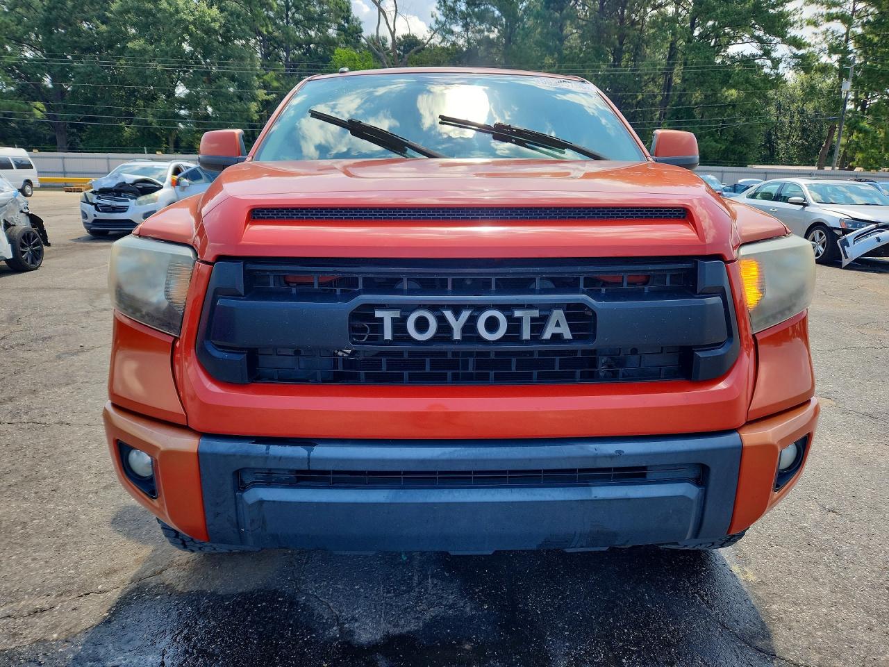2015 Toyota Tundra Trd Pro Orange vin: 5TFDW5F10FX465326