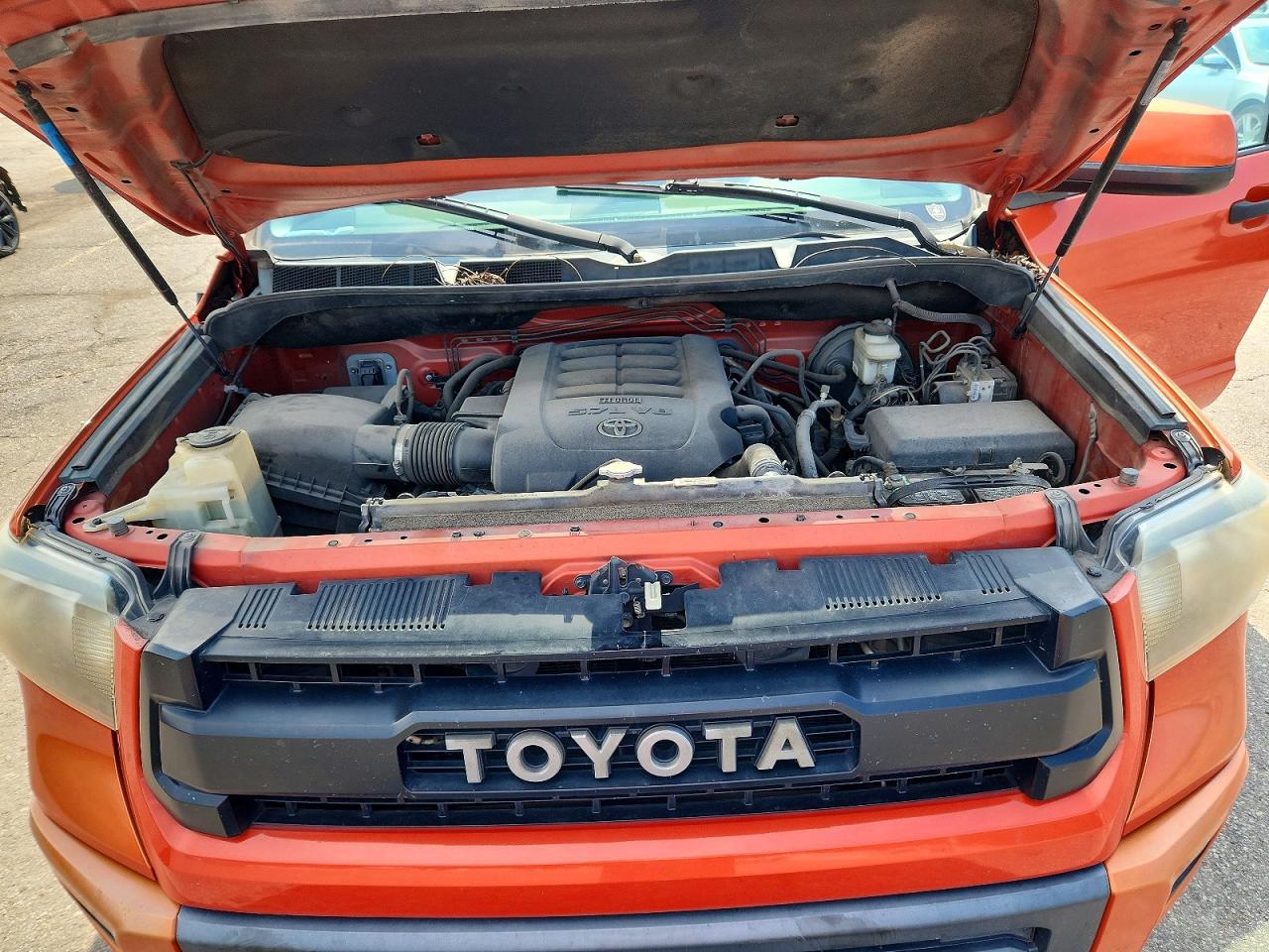 2015 Toyota Tundra Trd Pro Orange vin: 5TFDW5F10FX465326