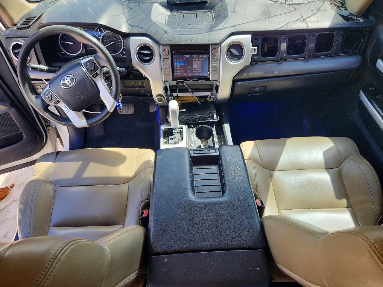 2015 Toyota Tundra Sr5 White vin: 5TFDW5F10FX482336