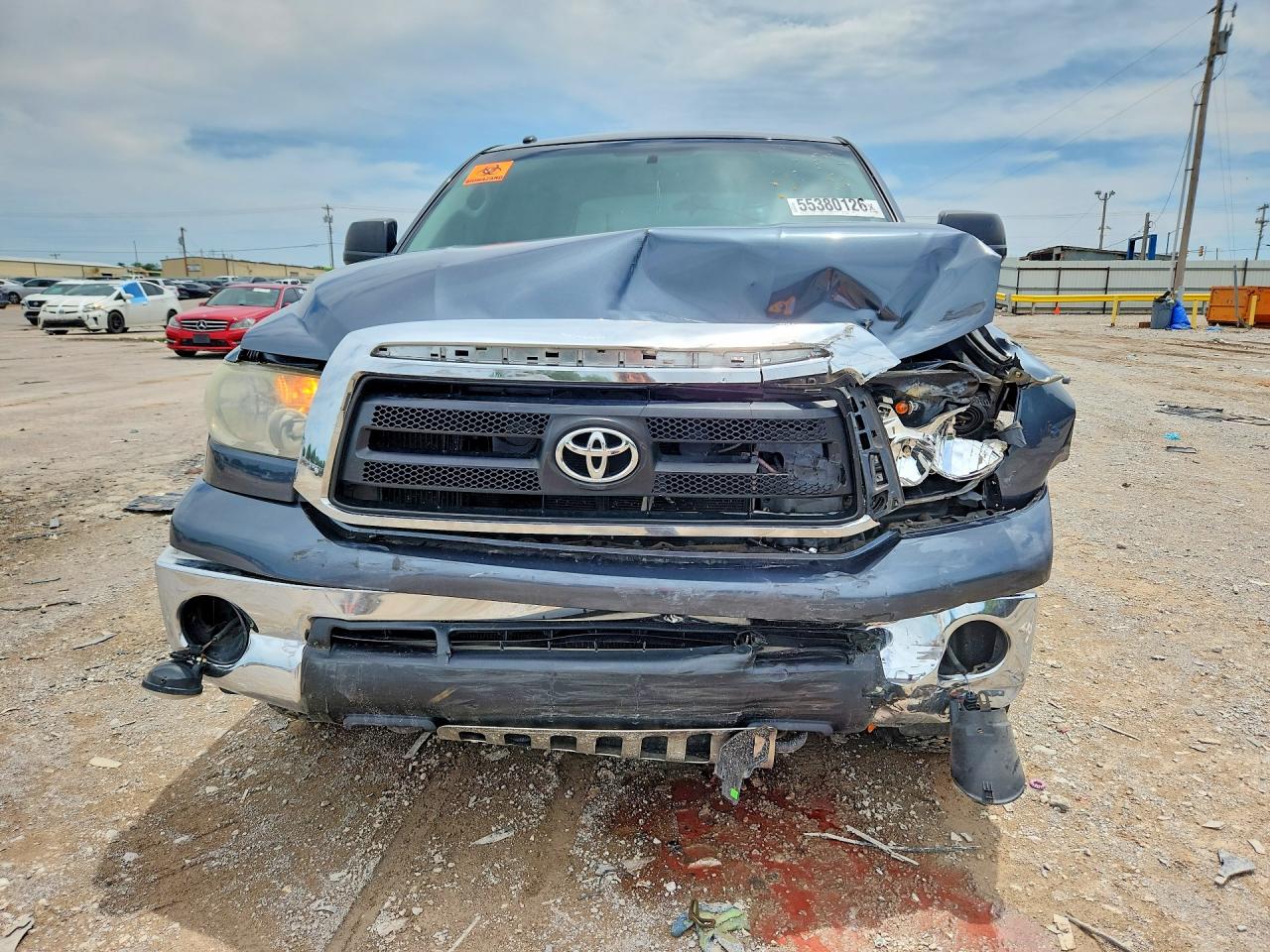 2010 Toyota Tundra Crewmax Sr5 Gray vin: 5TFDW5F11AX117320