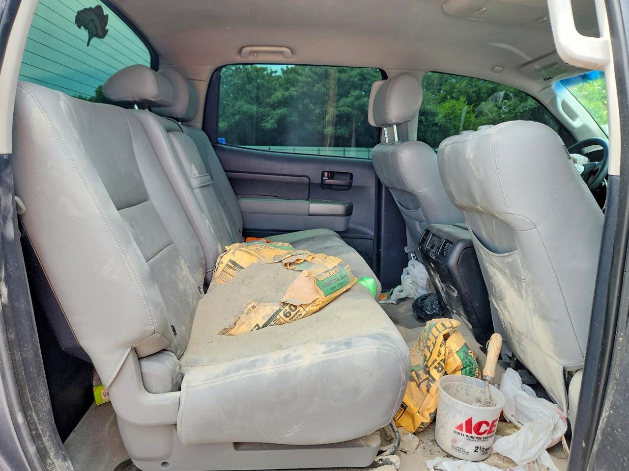 2010 Toyota Tundra Crewmax Sr5 Gray vin: 5TFDW5F11AX117320