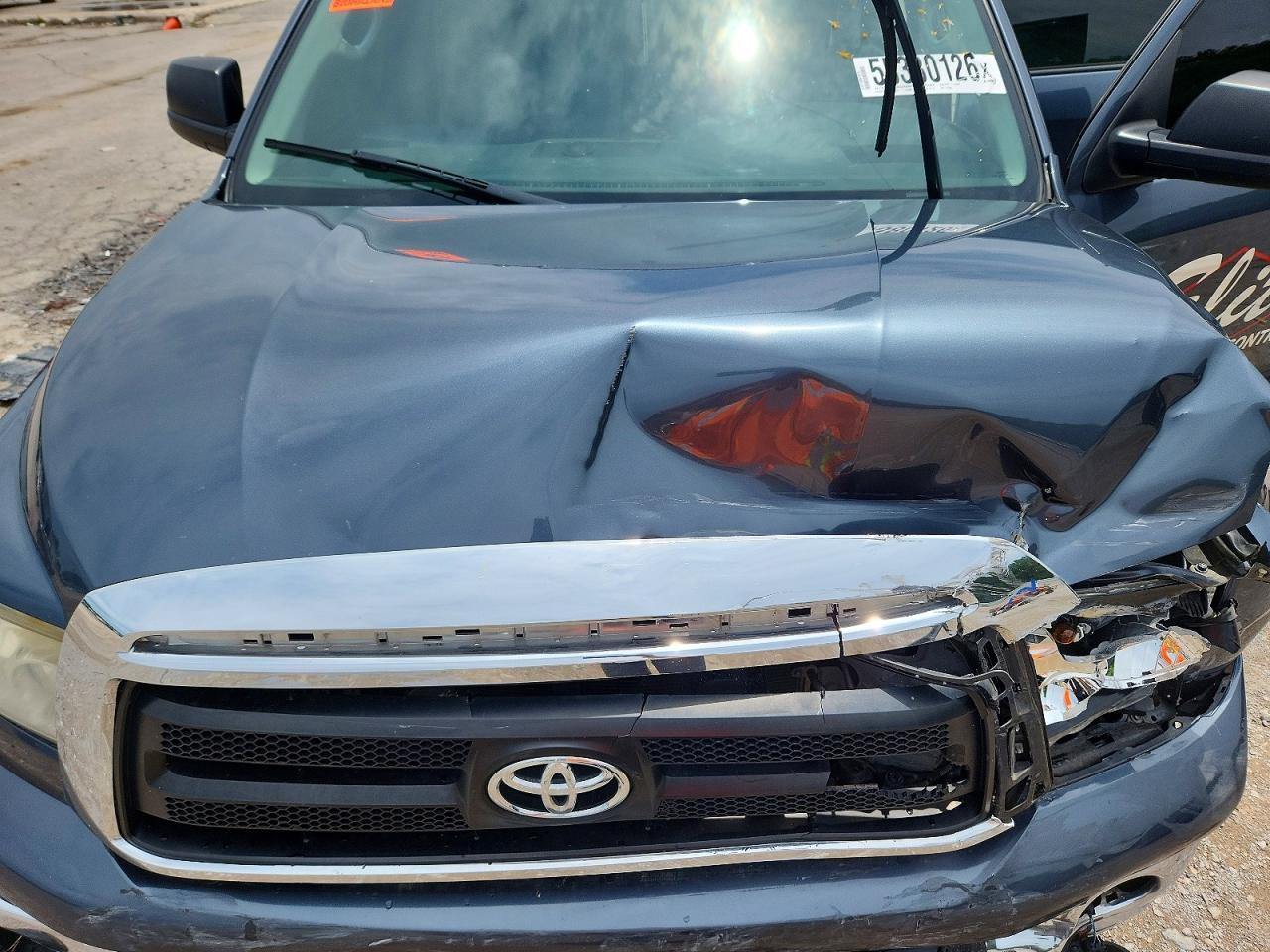 2010 Toyota Tundra Crewmax Sr5 Gray vin: 5TFDW5F11AX117320