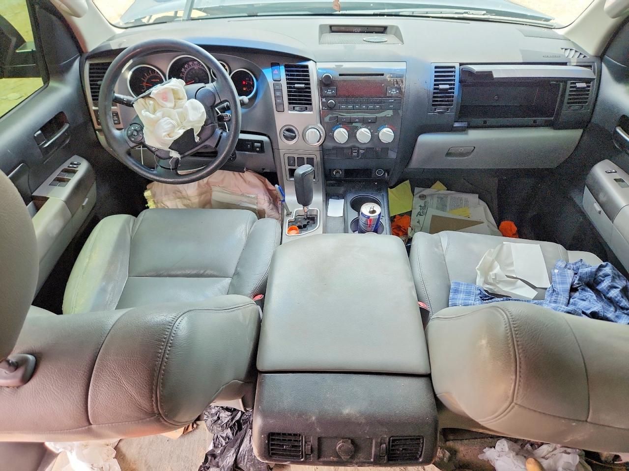 2010 Toyota Tundra Crewmax Sr5 Gray vin: 5TFDW5F11AX117320
