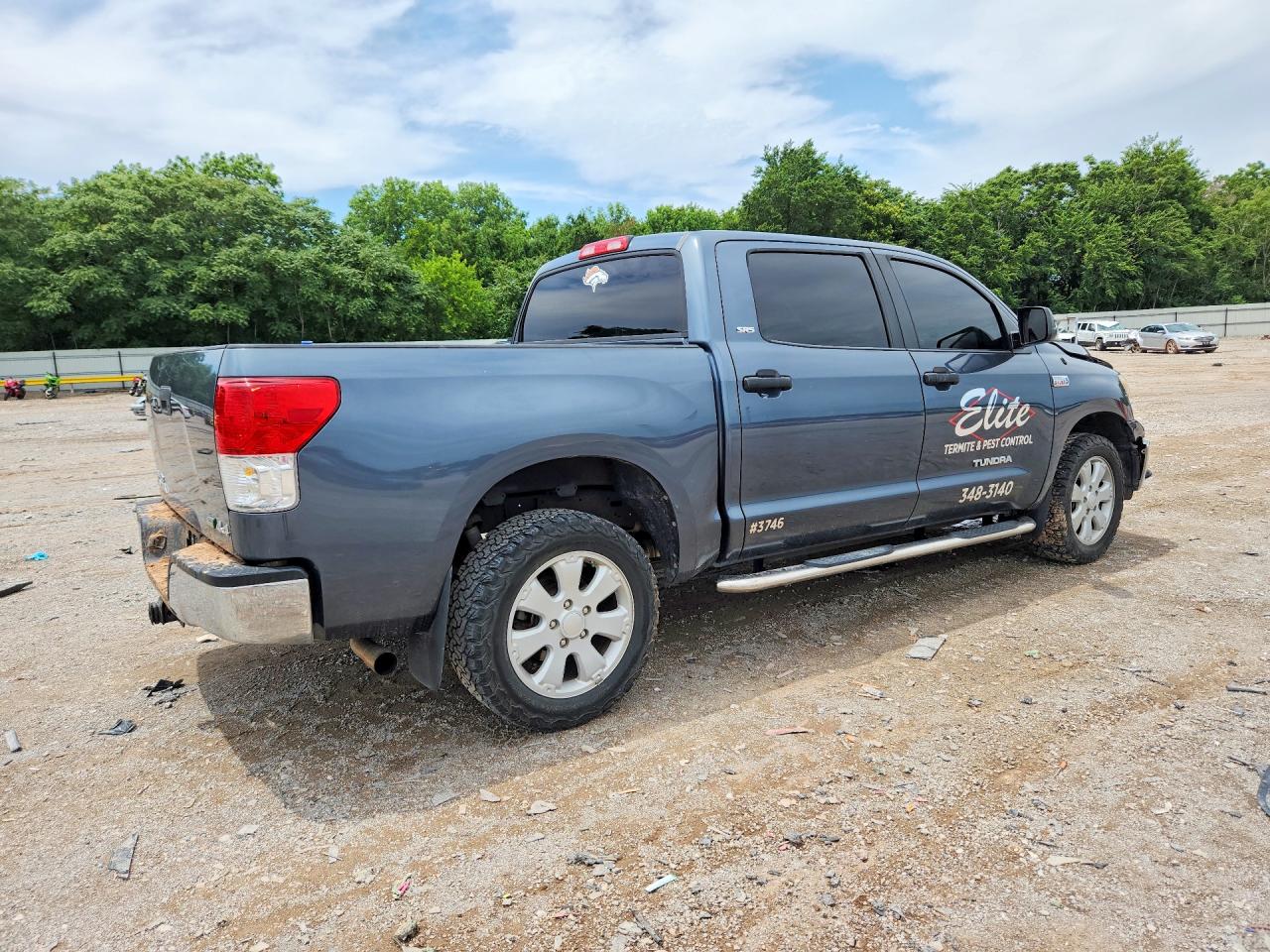 2010 Toyota Tundra Crewmax Sr5 Gray vin: 5TFDW5F11AX117320