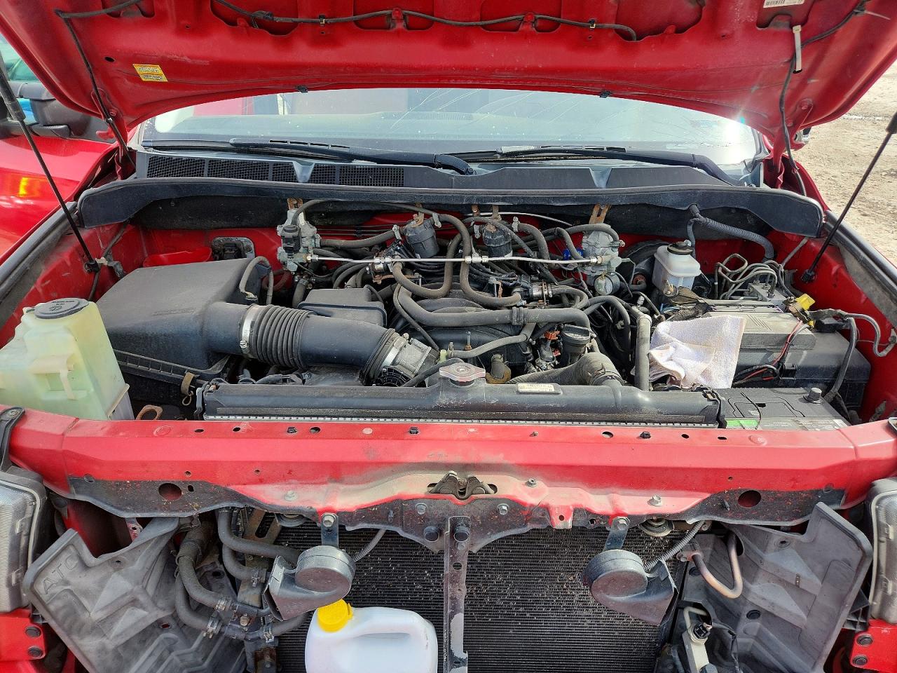 2010 Toyota Tundra Crewmax Sr5 Red vin: 5TFDW5F11AX122226