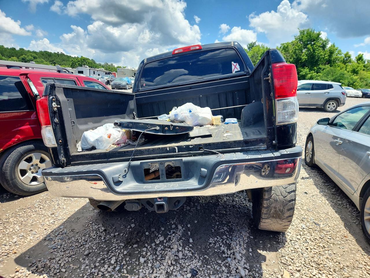 2011 Toyota Tundra Crewmax Sr5 Black vin: 5TFDW5F11BX170097