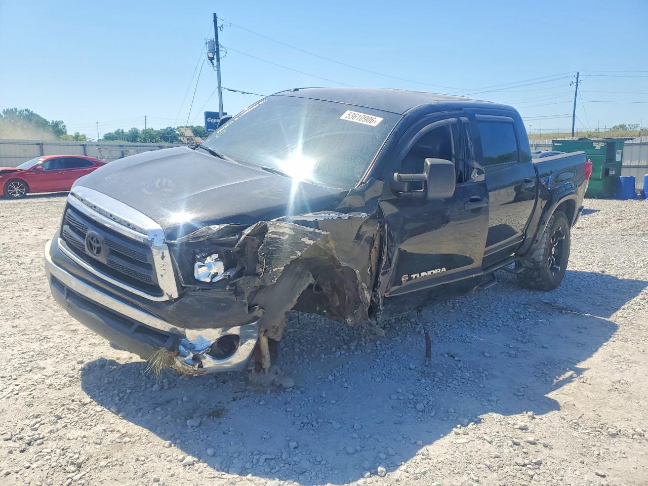2011 Toyota Tundra Crewmax Sr5 Black vin: 5TFDW5F11BX170097
