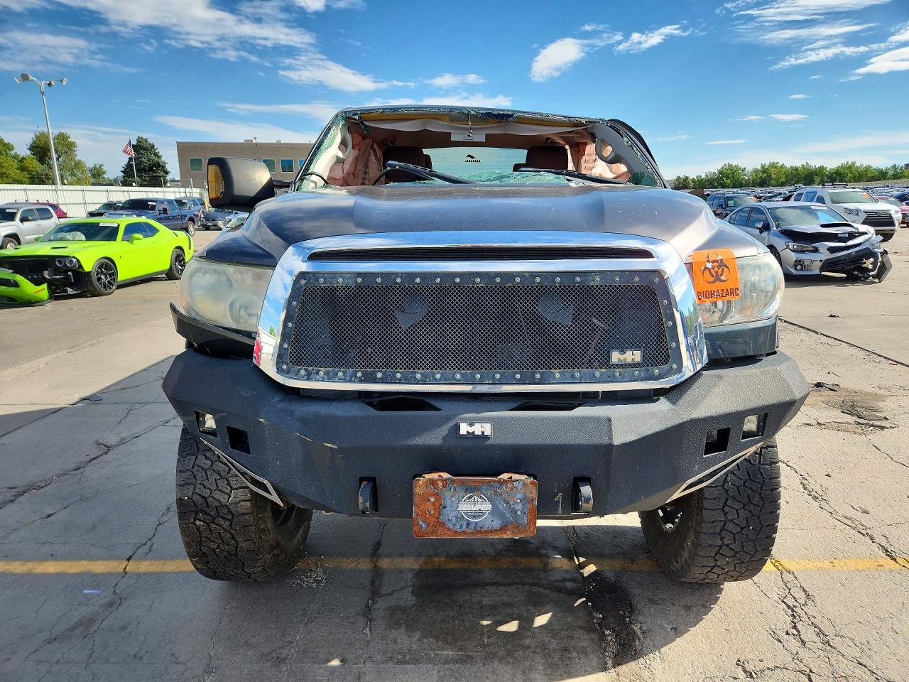 2013 Toyota Tundra Crewmax Sr5 Gray vin: 5TFDW5F11DX280859