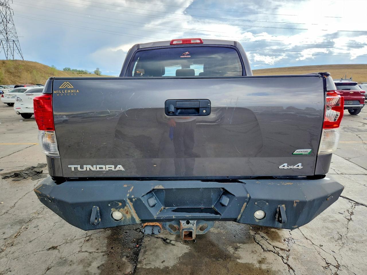 2013 Toyota Tundra Crewmax Sr5 Gray vin: 5TFDW5F11DX280859
