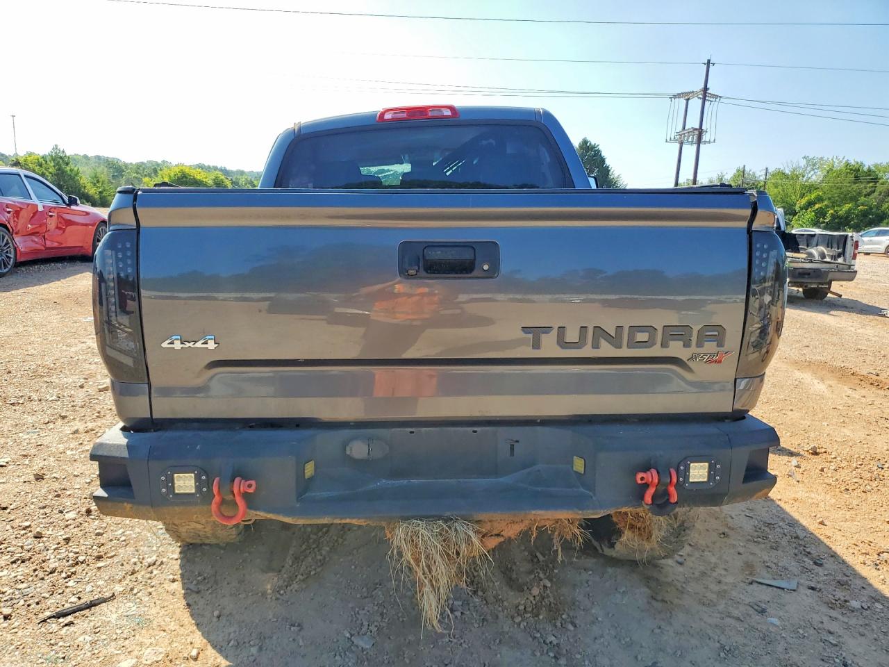 2014 Toyota Tundra Crewmax Sr5 Gray vin: 5TFDW5F11EX387640