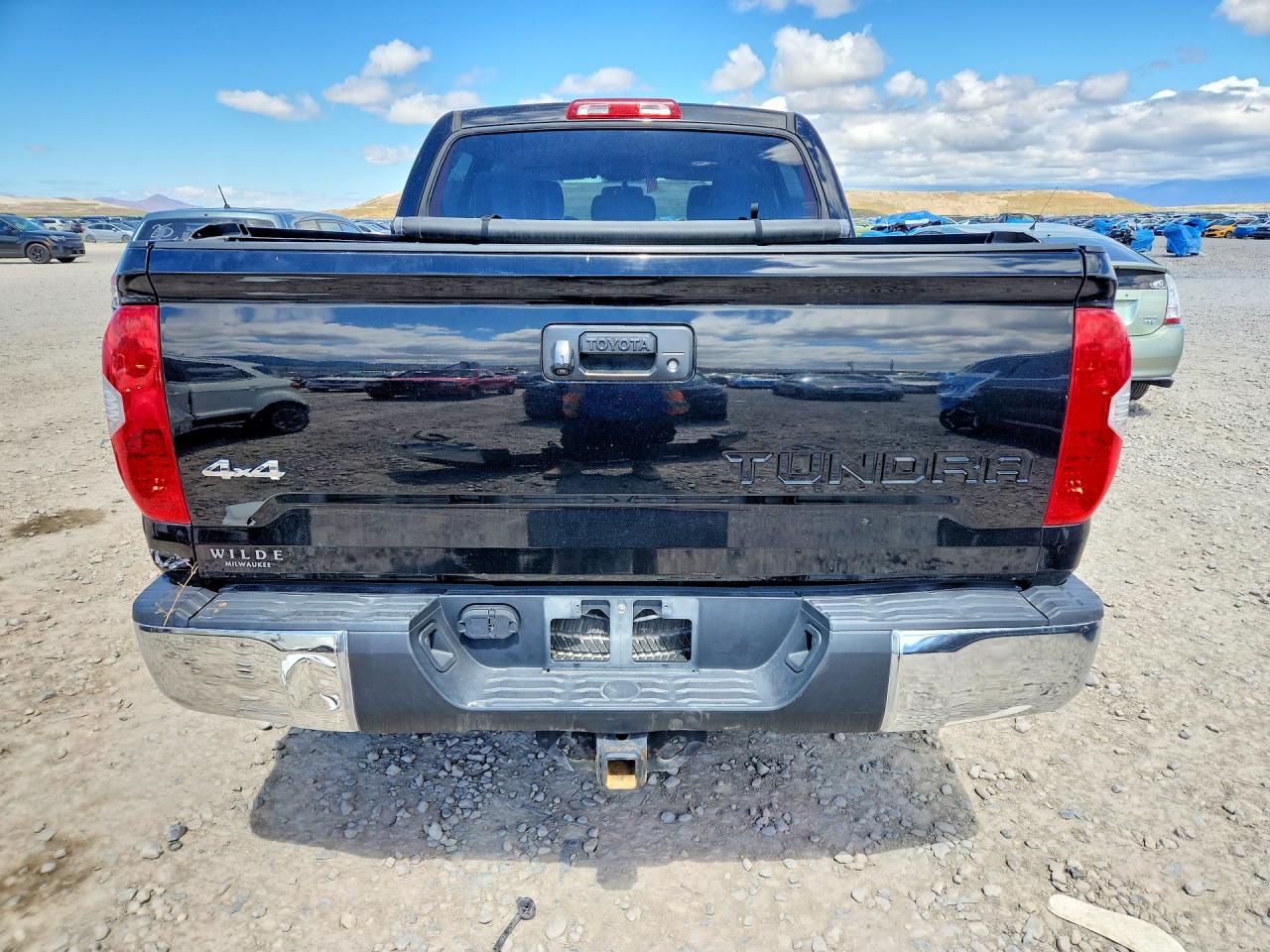 2014 Toyota Tundra Crewmax Sr5 Black vin: 5TFDW5F11EX388075