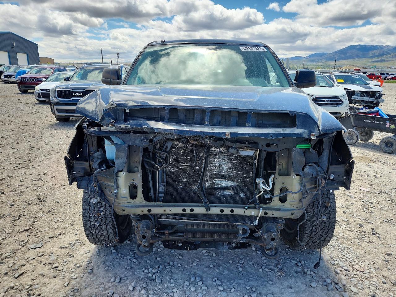 2014 Toyota Tundra Crewmax Sr5 Black vin: 5TFDW5F11EX388075