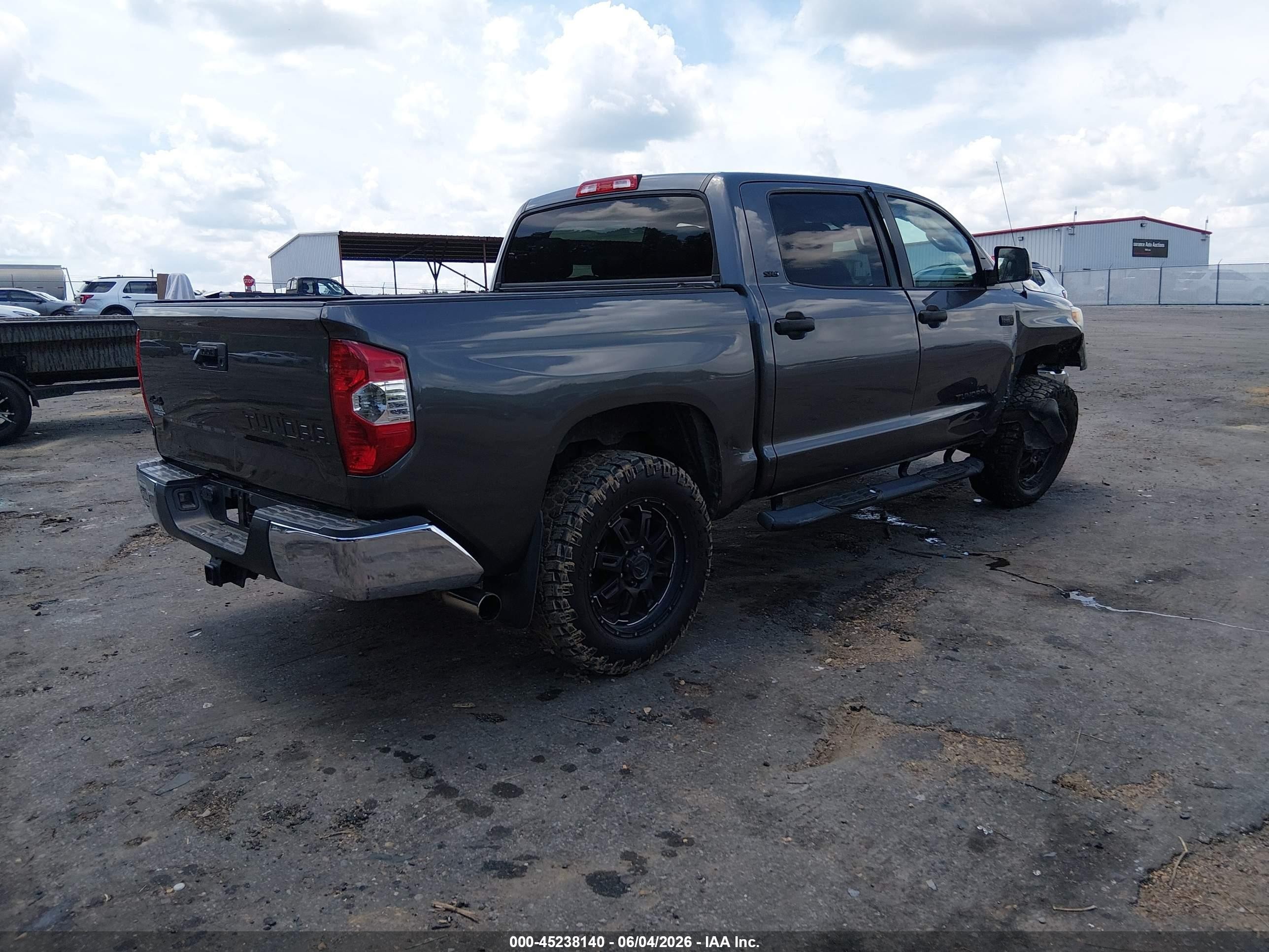 2014 Toyota Tundra Sr5 5.7l V8 Gray vin: 5TFDW5F11EX392546