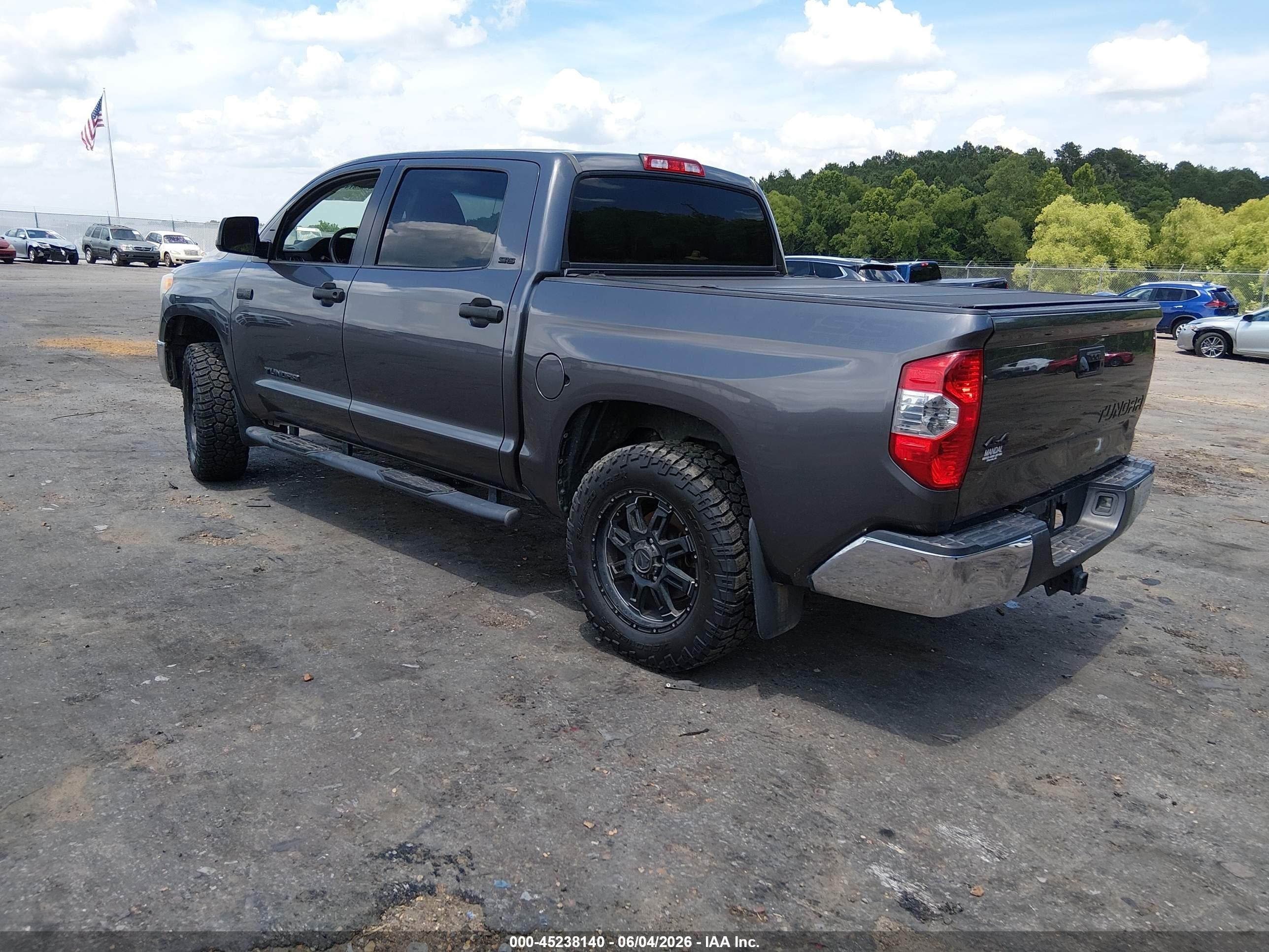 2014 Toyota Tundra Sr5 5.7l V8 Gray vin: 5TFDW5F11EX392546