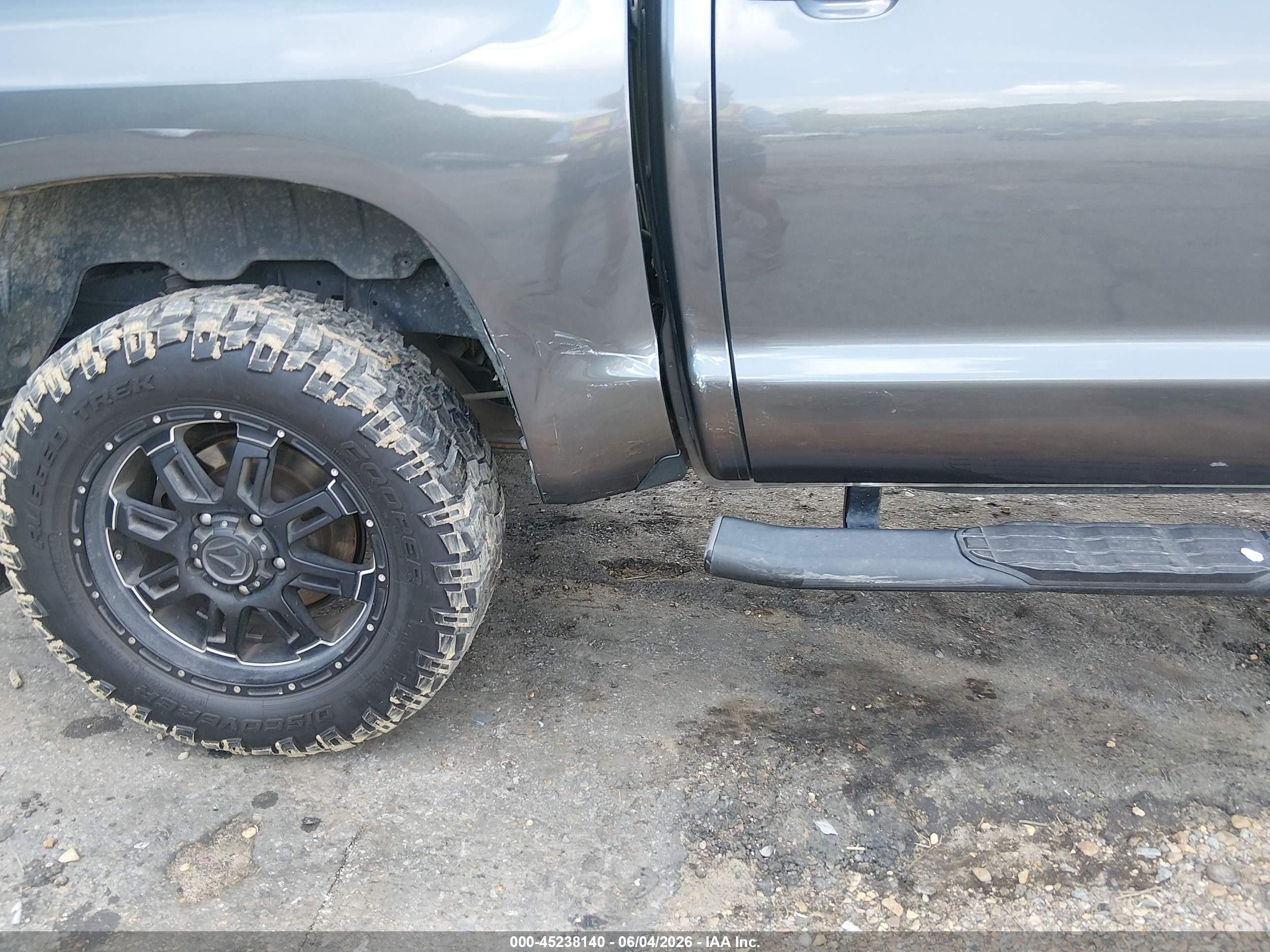 2014 Toyota Tundra Sr5 5.7l V8 Gray vin: 5TFDW5F11EX392546