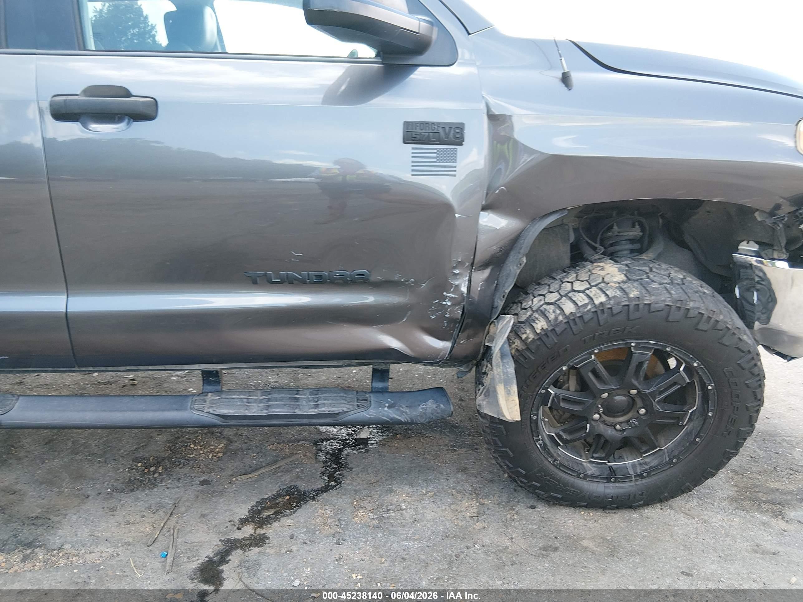 2014 Toyota Tundra Sr5 5.7l V8 Gray vin: 5TFDW5F11EX392546