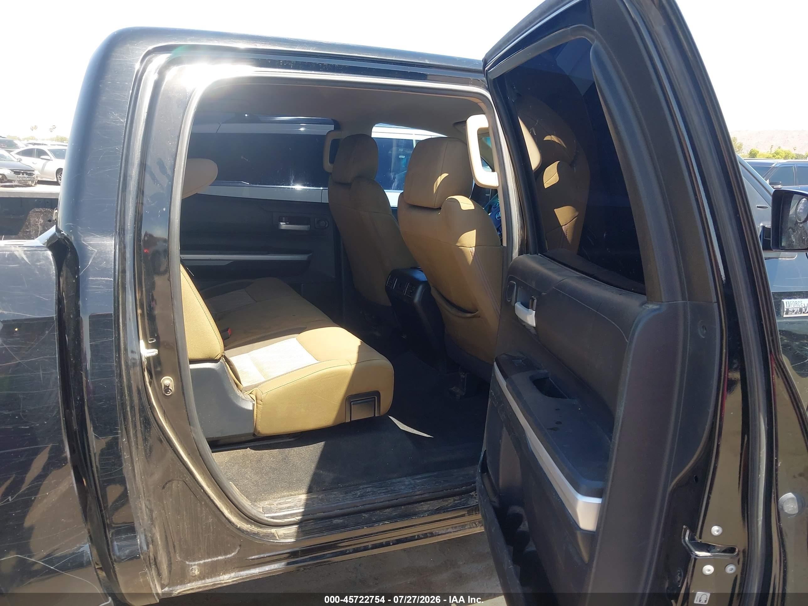 2015 Toyota Tundra Sr5 5.7l V8 Black vin: 5TFDW5F11FX439656