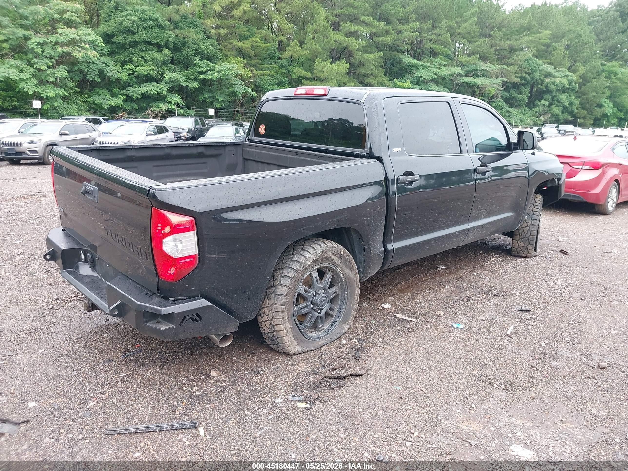 2015 Toyota Tundra Sr5 5.7l V8 Black vin: 5TFDW5F11FX462063