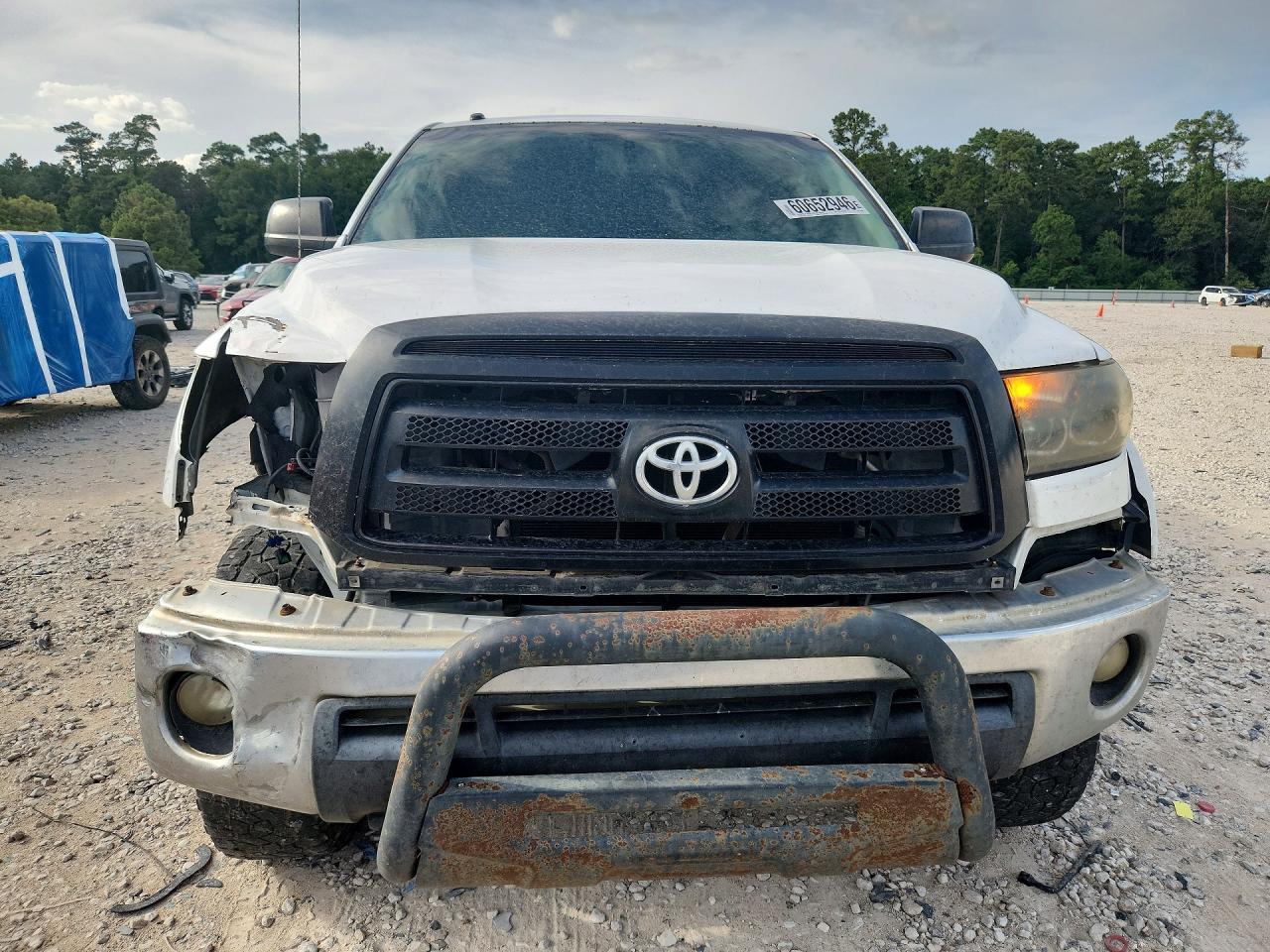 2012 Toyota Tundra Crewmax Sr5 White vin: 5TFDW5F12CX216845