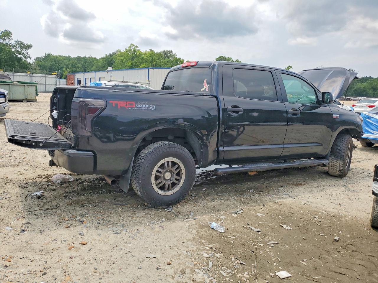2012 Toyota Tundra Crewmax Sr5 Black vin: 5TFDW5F12CX223827