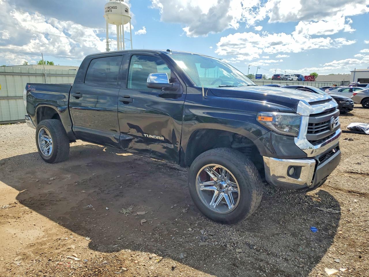 2014 Toyota Tundra Crewmax Sr5 Черный vin: 5TFDW5F12EX323610