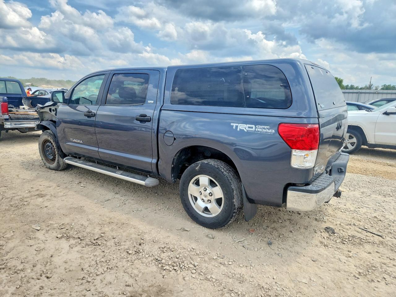 2010 Toyota Tundra Crewmax Sr5 Blue vin: 5TFDW5F13AX149010
