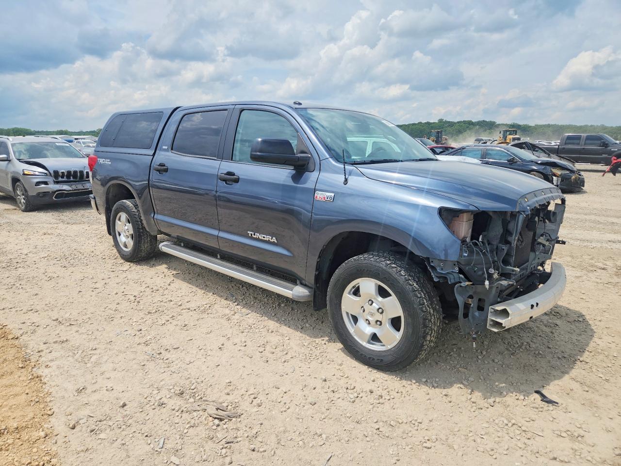 2010 Toyota Tundra Crewmax Sr5 Blue vin: 5TFDW5F13AX149010