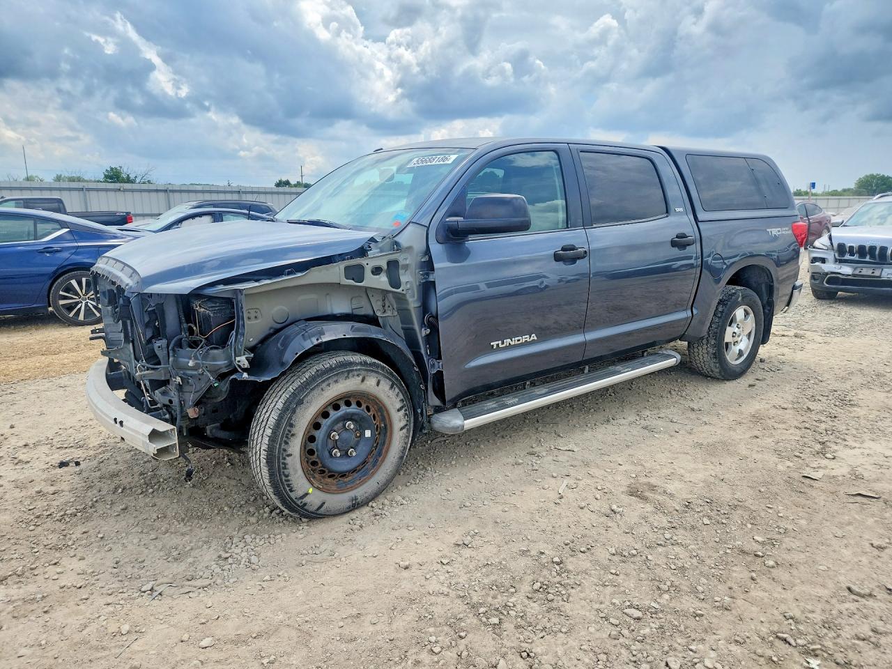 2010 Toyota Tundra Crewmax Sr5 Синий vin: 5TFDW5F13AX149010