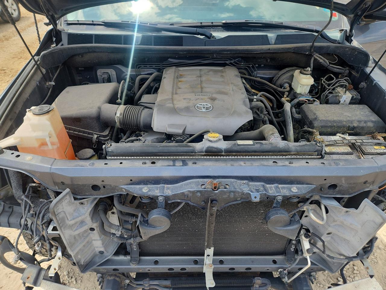 2010 Toyota Tundra Crewmax Sr5 Blue vin: 5TFDW5F13AX149010