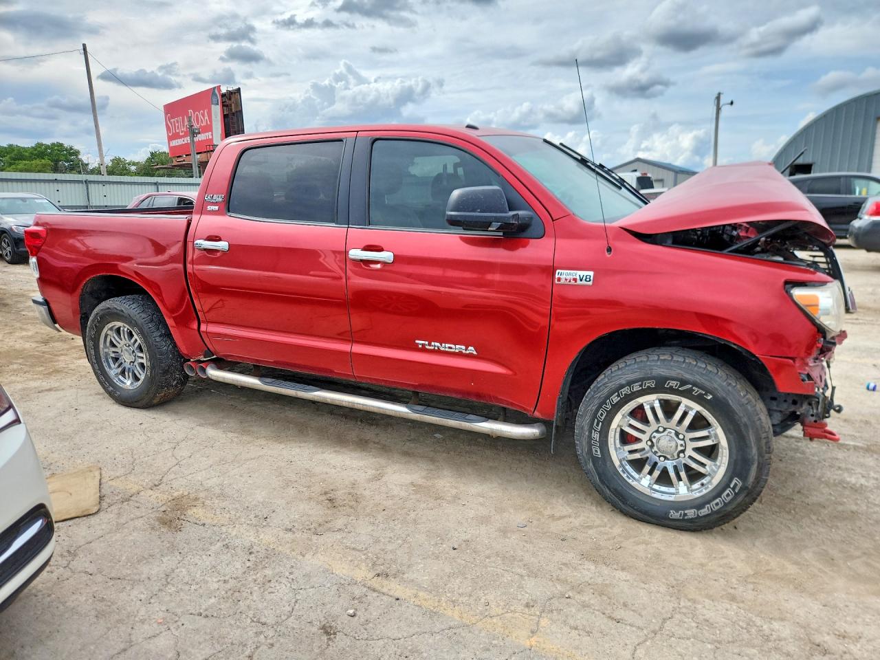 2011 Toyota Tundra Crewmax Sr5 Красный vin: 5TFDW5F13BX164169