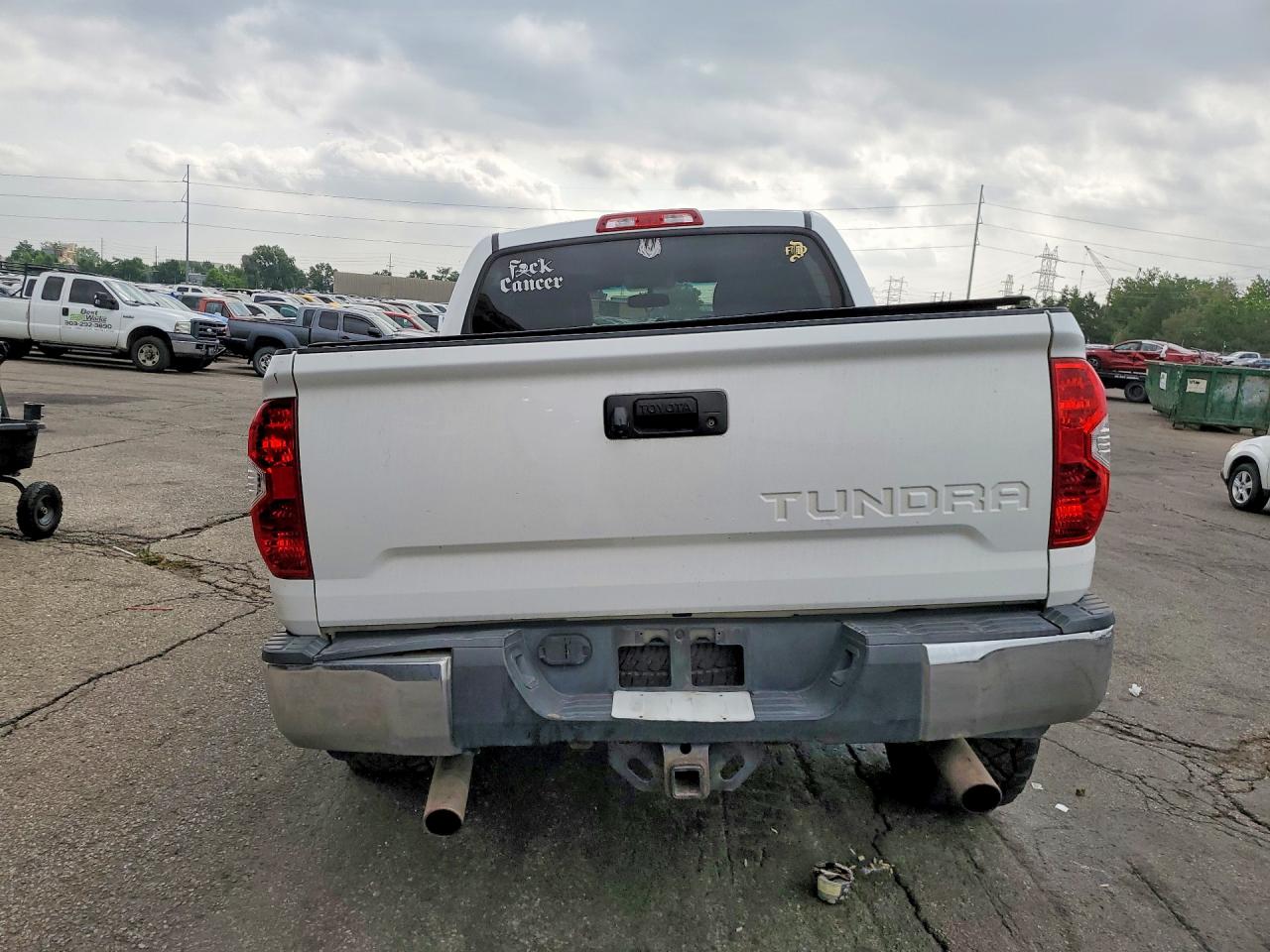 2014 Toyota Tundra Crewmax Sr5 Белый vin: 5TFDW5F13EX374176