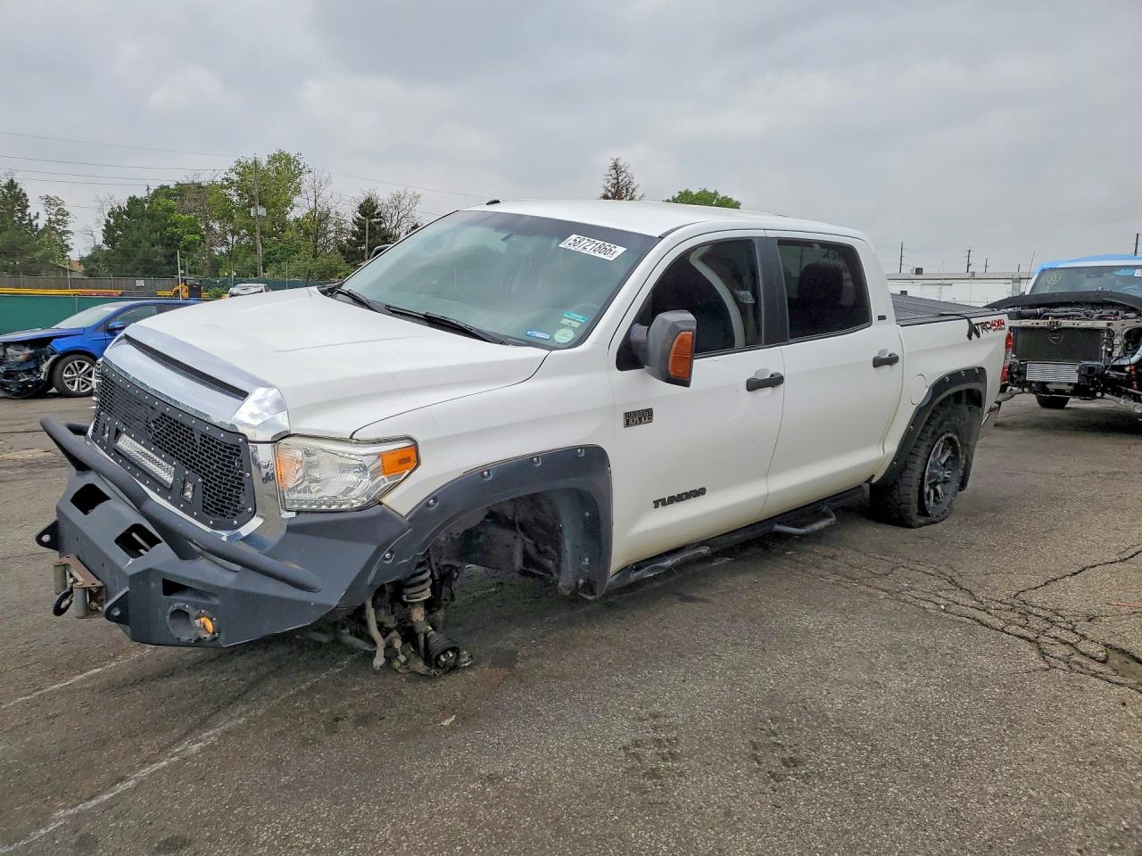 2014 Toyota Tundra Crewmax Sr5 Белый vin: 5TFDW5F13EX374176