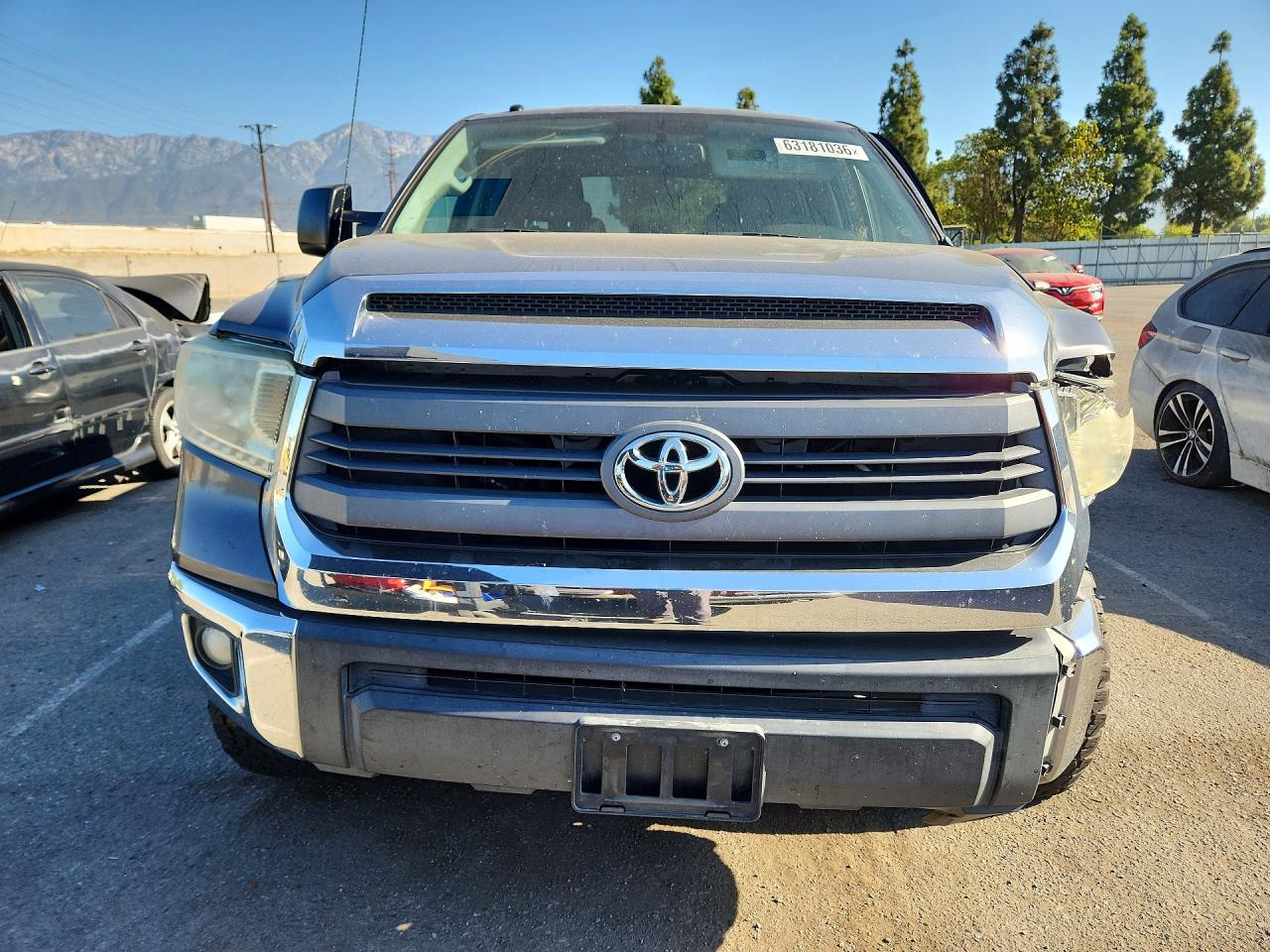 2014 Toyota Tundra Crewmax Sr5 Gray vin: 5TFDW5F13EX389826